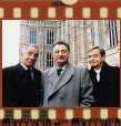 The Yes Prime Minister cast at Westminster